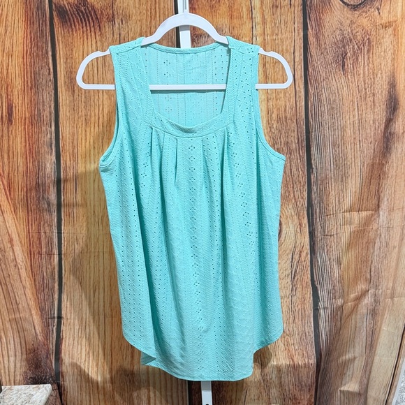 Source Unknown Tops - 🚨(4/$10) Sleeveless Square Neckline Blouse Size L